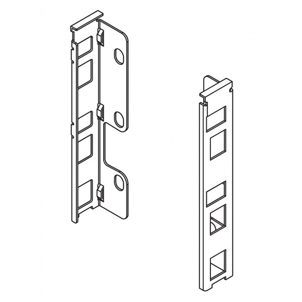 Supporti schienale legrabox &quot;k&quot; nero terra (d+s)