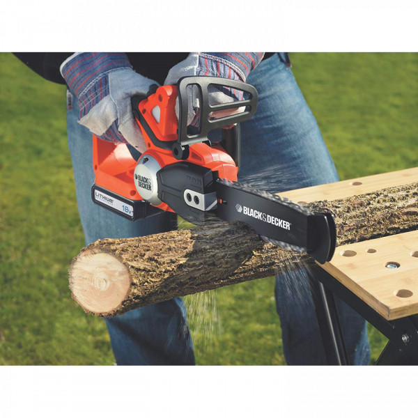 Motosega elettrica a batteria barra 20 cm elettrosega Black+Decker GKC1820L20-QW