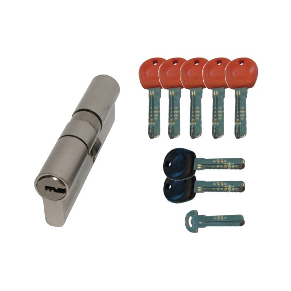 Cilindro europeo chi/chi 100 (45-10-45) nichel 8ch