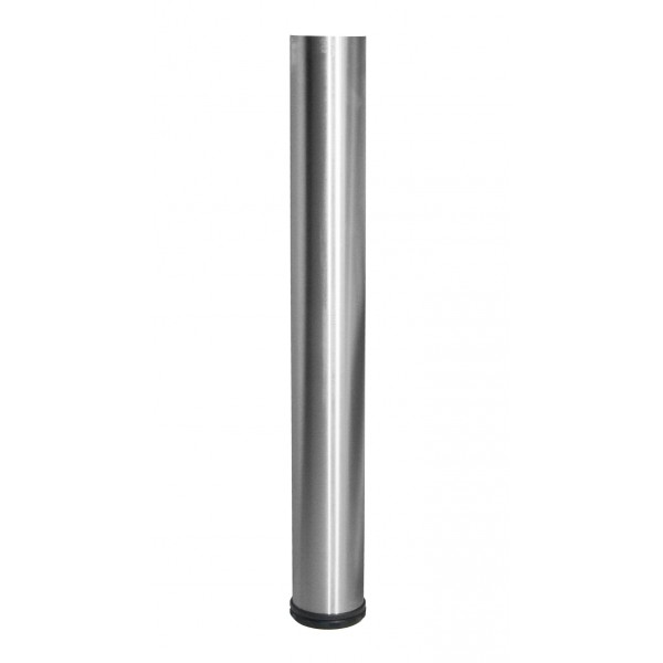 Gamba per tavolo h.70cm effetto inox (nichel sat)