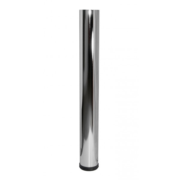 Gamba per tavolo d.80mm h.82cm cromata