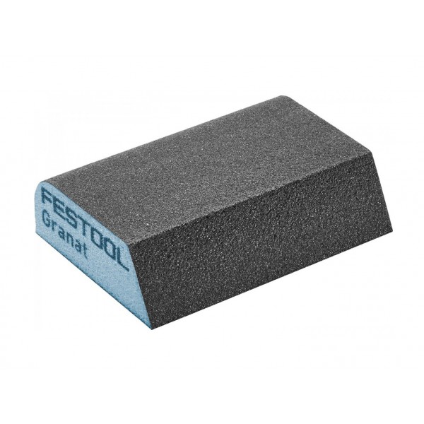 Spugna per levigare granat 4 lati 69x98x26 120 gr festool 201084