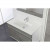 Composizione bagno Fabula con mobile lavello specchio e luce bianco e cemento 92x47x58 cm