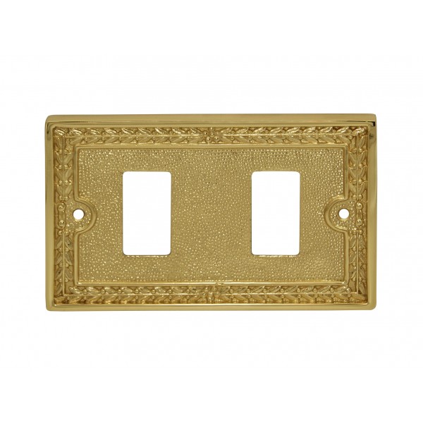 Coprint. agrigento 2 posti 122x76 mm ottone lucido