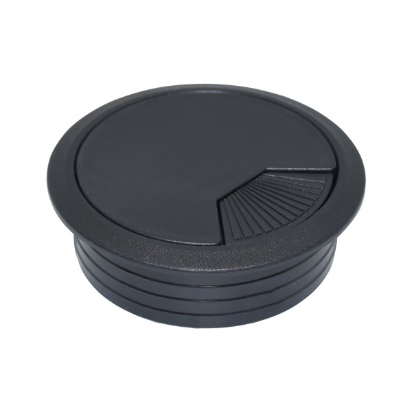 Bocchetta passacavi d. 60 mm plastica nero