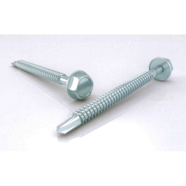 Vite autoperf te rond 6,3x80/60 z.bianco (100 pz)
