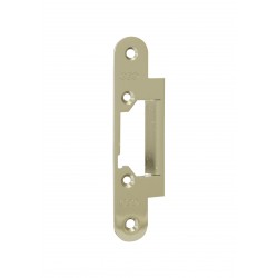 Incontro porte filo s/blocc. 22x130 mm nichelato