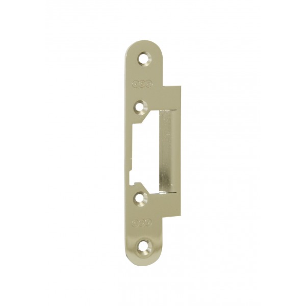 Incontro porte filo s/blocc. 22x130 mm nichelato
