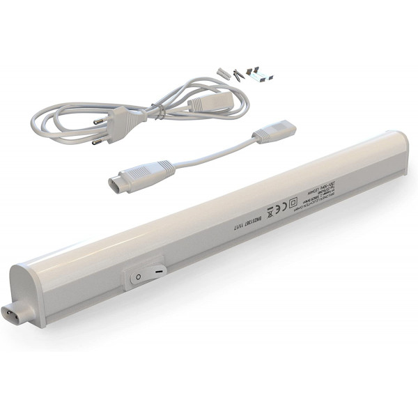 Lampada a led sottopensile cucina 4w - 31,3 cm prisma bianco briloner