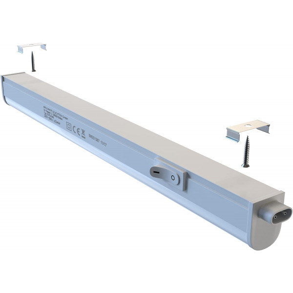 Lampada a led sottopensile cucina 4w - 31,3 cm prisma bianco briloner
