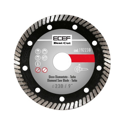 Disco diamantato d. 230 mm turbo best cut edilizia