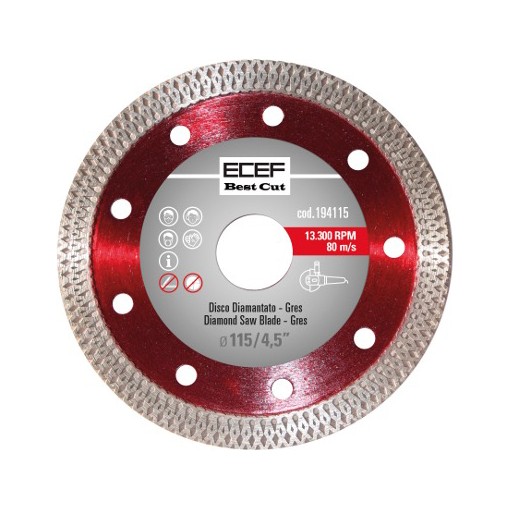 Disco diamantato d. 115 mm best cut gres porcell.