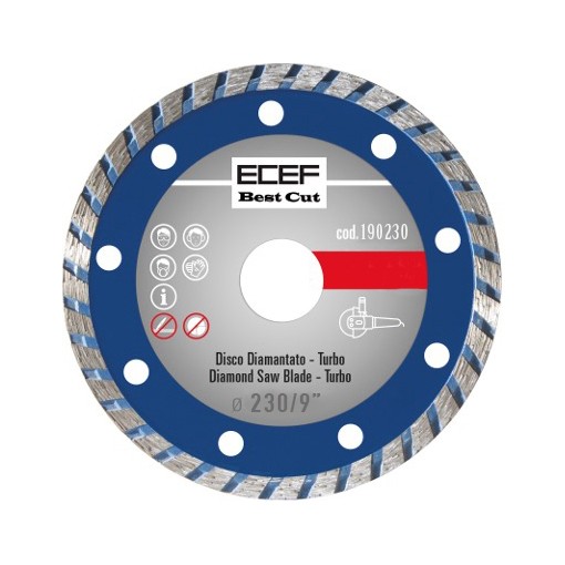 Disco diamantato d. 230 mm turbo best cut edilizia