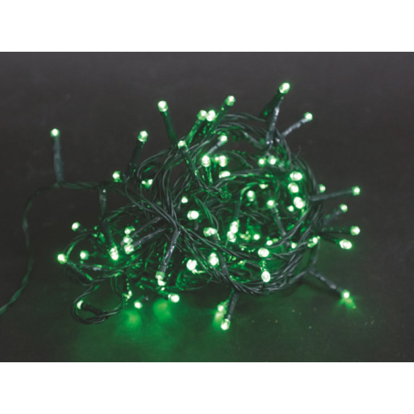 Luci di Natale per esterno 500 led verde con motore e trasformatore a batteria