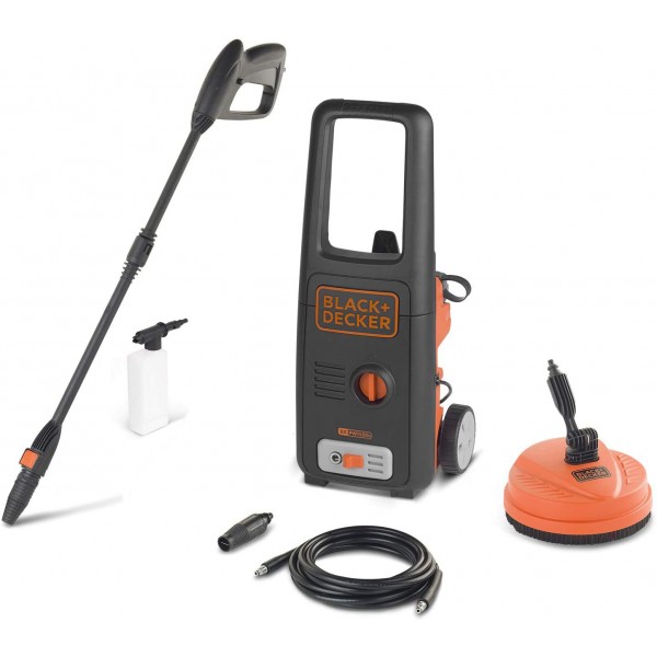 Idropulitrice Black+Deker BXPW1500E 1500 w 120 bar 390 l/h con accessori