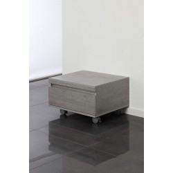 Cassettiera su ruote 1 cass. colore cemento