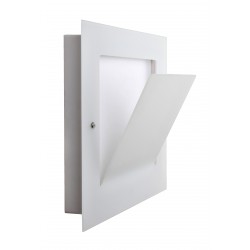 Applique led etra 24w 35x35x12,5 bianco