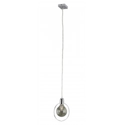 Lampada sospensione simply  42w e27 30x130 cromo