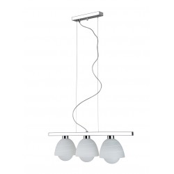 Lampada sospensione luce 73x18x19 72w e27 cromo