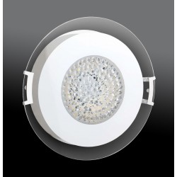 Plafoniera led luce  12w 35x5,5 cromo