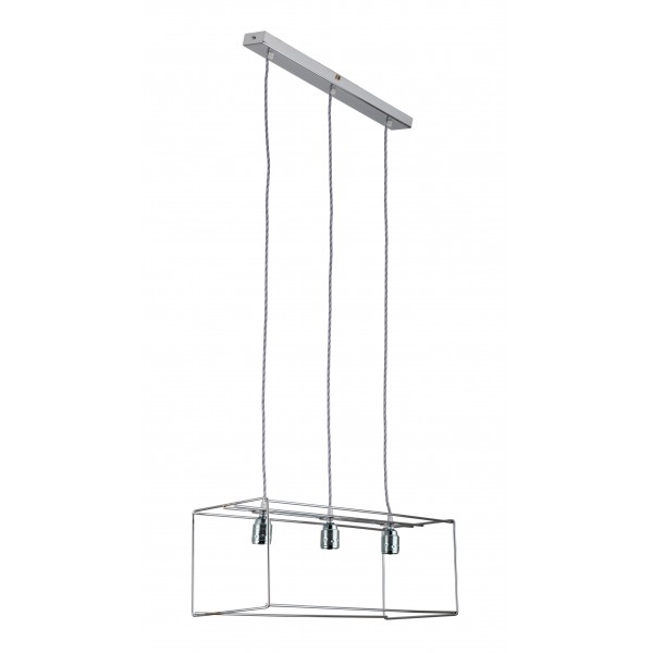 Lampadario corte 3x42w e27 20x60x140 marrone