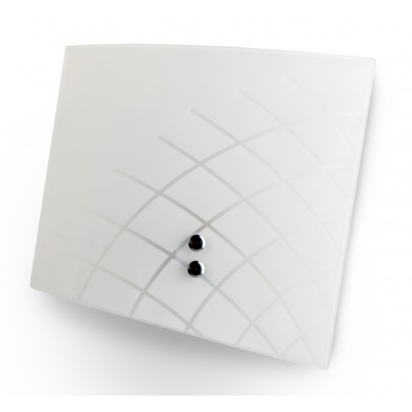 Applique jenny 42w e27 25x25,5 bianco