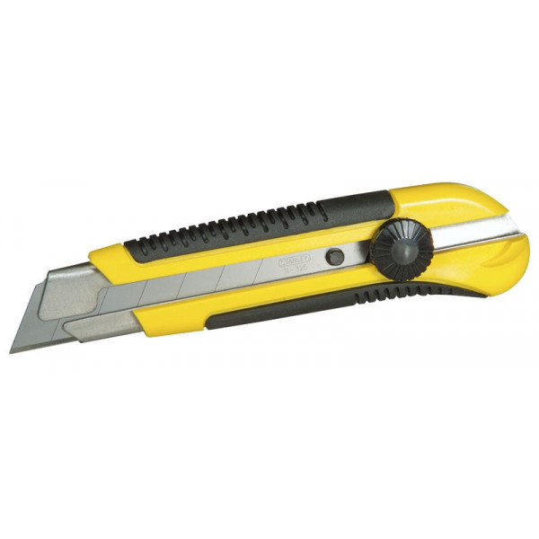 Cutter acciaio bimateriale lama 25 mm l. 180 mm stanley 1-10-425