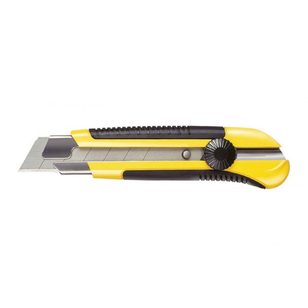 Cutter acciaio bimateriale lama 25 mm l. 180 mm stanley 1-10-425