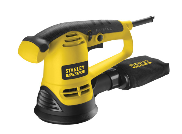 Levigatrice stanley fatmax fme440k rotorbitale 480 w d. 125 mm + accessori