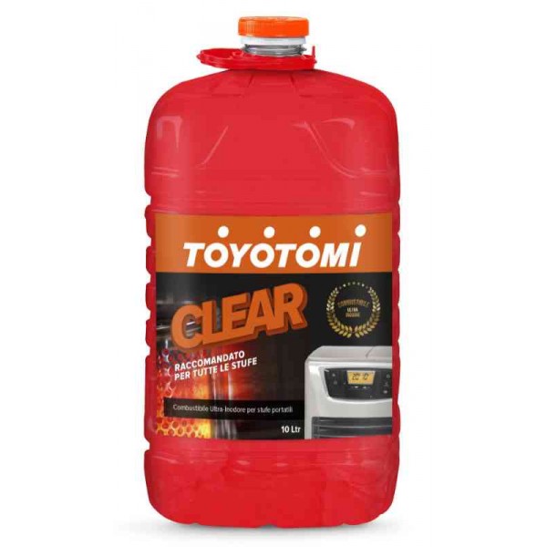 Tanica di combustibile liquido Toyotomi Clear per stufe a combustibile 10 lt inodore
