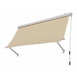 Tenda da sole cassonata beige 250x250 cm 