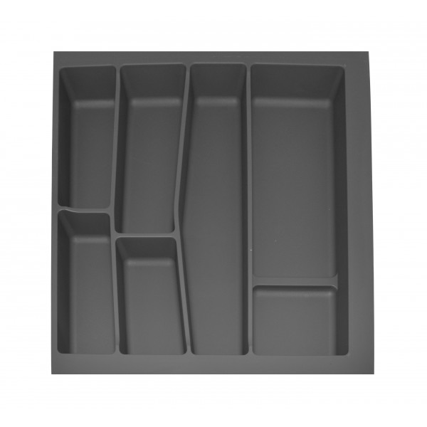 Vassoio portaposate divisorio per cassetto cucina 60 cm grafite