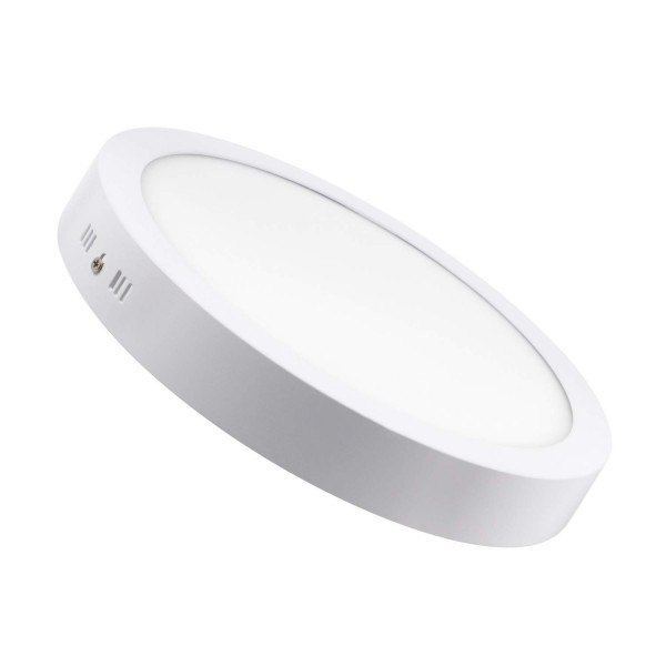 Faretto tondo led 12w 170x40mm bianco