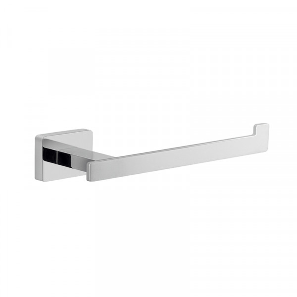 Portarotolo in acciaio inox mod. atena 19x6,4x3,5 cm cromato gedy