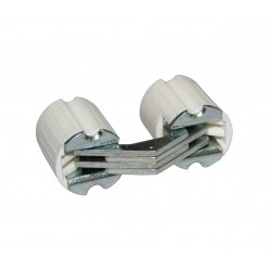 Cerniera invisibile x mobile d.12mm nylon bianco
