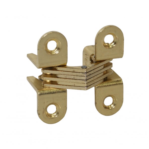 Cerniera invisibile x mobile 39,5x12mm ottonato