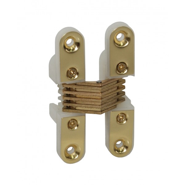Cerniera invisibile x mobile 65x12,3mm ottonato