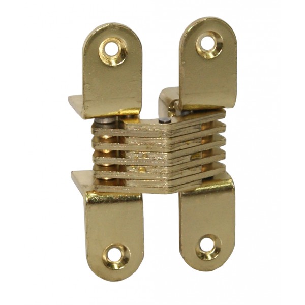 Cerniera invisibile x mobile 64,8x13mm ottonato