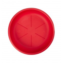 Sottovaso tondo d22 colore corallo