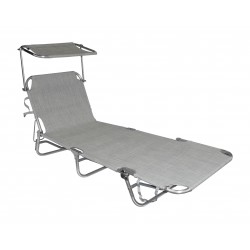 Lettino prendisole pieghevole mare 190x58x25 cm con...