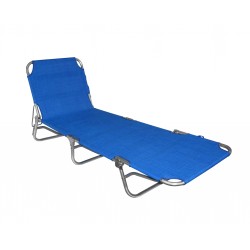Lettino prendisole pieghevole mare 190x58x25 cm senza...