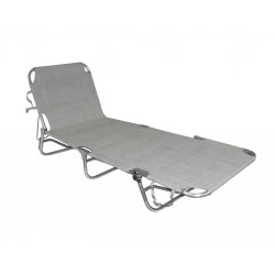 Lettino prendisole pieghevole mare 190x58x25 cm senza...