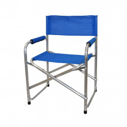 Sedia mare pieghevole Regista in alluminio colore blu...