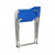 Sedia mare pieghevole Regista in alluminio colore blu leggera
