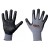 Guanto tecnico Rays filo continuo in nitrile foam taglia 8 grigio e nero