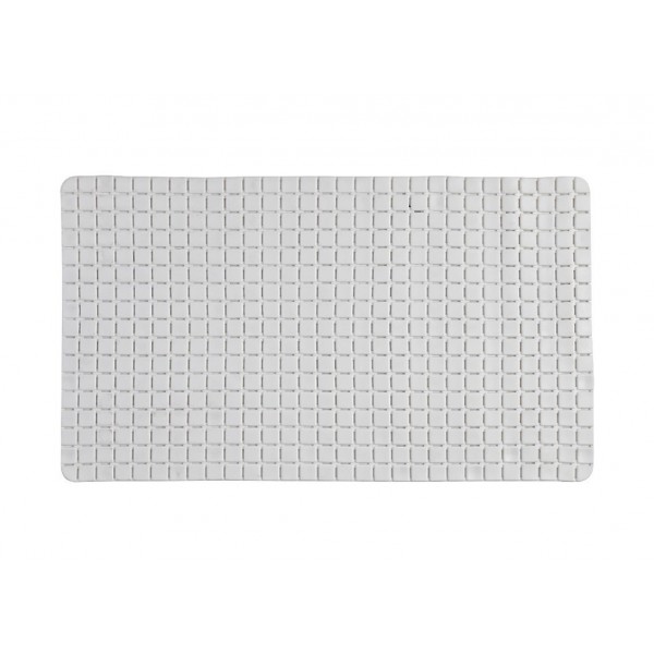 Tapp antiscivolo in pvc 40 x 70 cm mosaico bianco