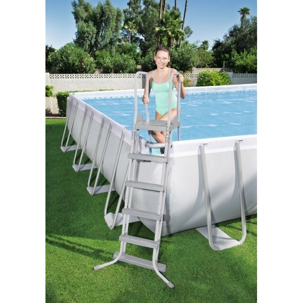 Piscina fuori terra rettangolare Bestway 56623 Power Steel Frame 956x488x132 cm