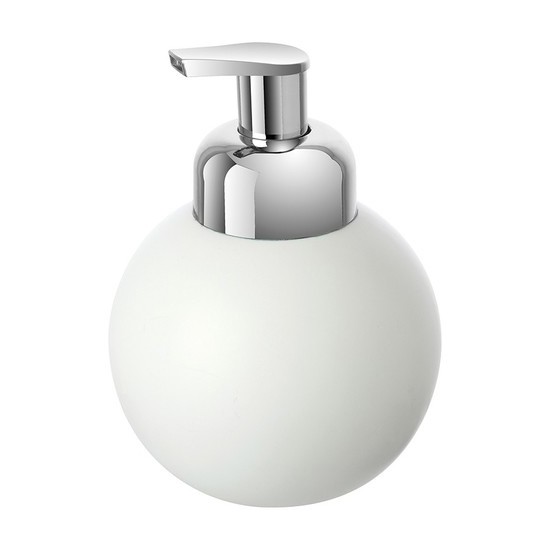 Dispenser sapone linea oslo in ceramica bianco