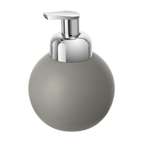 Dispenser sapone linea Oslo in ceramica grigio