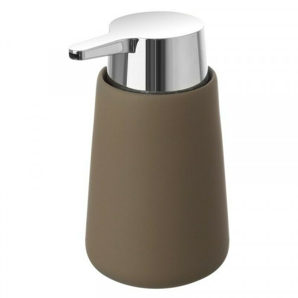 Dispenser sapone linea Sidney in ceramica tortora